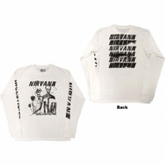 Nirvana - Incesticide Uni Wht Longsleeve