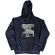The Beatles - Reverse Revolver Navy Hoodie The Beatles - Reverse Revolver Navy Hoodie
