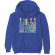 The Beatles - Get Back Gradient Uni Blue Hoodie The Beatles - Get Back Gradient Uni Blue Hoodie