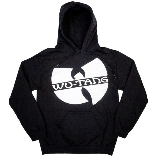Wu-Tang Clan - Slanted Logo Mono Uni Bl Hoodie