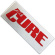 The Cure - Red Logo Woven Patch The Cure - Red Logo Woven Patch