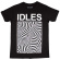 Idles - Psych Tubes Uni Bl T-Shirt (S) Idles - Psych Tubes Uni Bl T-Shirt (S)