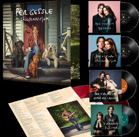 Per Gessle - Sällskapssjuk -Bundle Inkl. 4 Vinyl 7