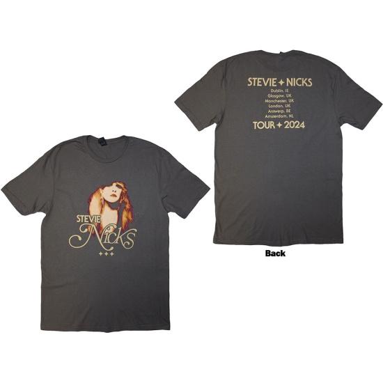 Stevie Nicks - Tour 24 Vintage Photo Uni Char T-Shirt