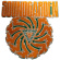 Soundgarden - Badmotorfinger Orange Green Woven Patch Soundgarden - Badmotorfinger Orange Green Woven Patch