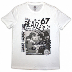 Beatles - 1967 Uni Wht T-Shirt