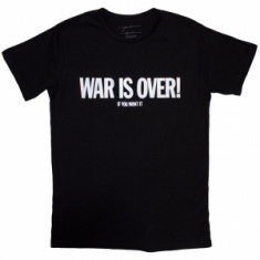 John Lennon - War Is Over Uni Bl T-Shirt