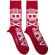 Five Finger Death Punch - Pixeled Skull Repeat Uni Red Socks Five Finger Death Punch - Pixeled Skull Repeat Uni Red Socks