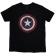 Marvel - Captain America Distress Shield Uni Bl T-Shirt Marvel - Captain America Distress Shield Uni Bl T-Shirt