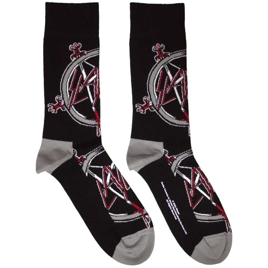 Slayer - Pentagram Uni Bl Socks