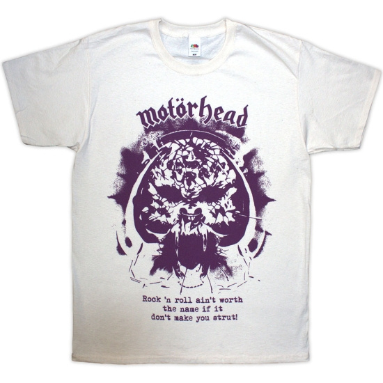 Motorhead - Make You Strut Uni Natrl T-Shirt