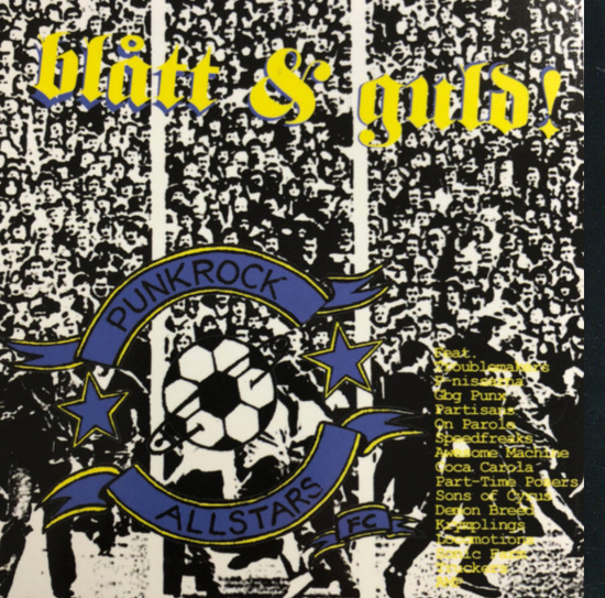 Punkrock Allstars FC - Blått & Guld (CD Single)