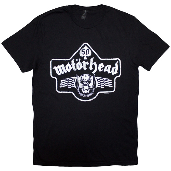 Motorhead - 50 Years Ace Wings Emblem-Bl