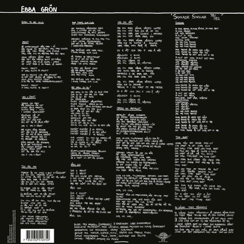 Ebba Grön - Samlade Singlar 78-82 (Vinyl LP)
