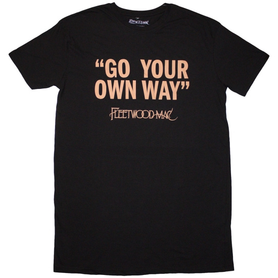 Fleetwood Mac - Go Your Own Way Lady Bl T-Shirt Dress