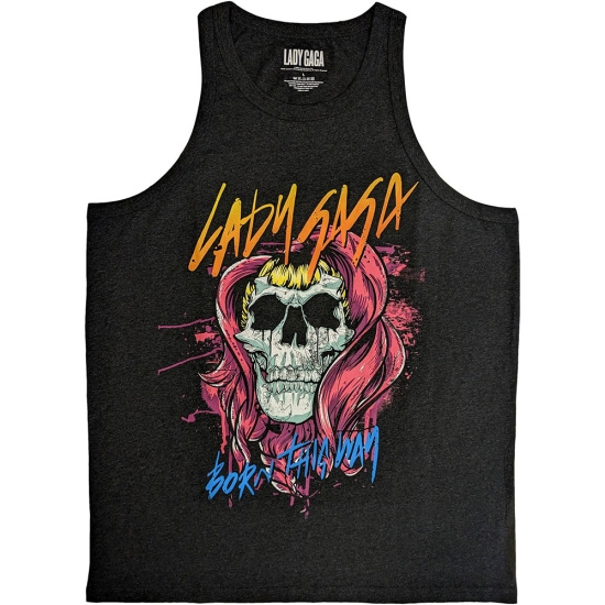 Lady Gaga - Skull Uni Char Tank T-Shirt