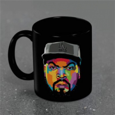 Ice Cube  - Colour Block Black Pod Mug