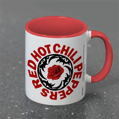 Red Hot Chili Peppers - Logo Stamp Red Coloured Inner Pod Mug