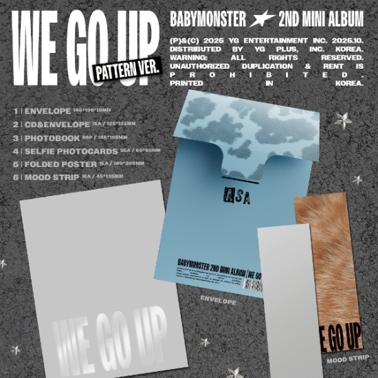 Babymonster - We Go Up (Pattern - Pharita) + Photocard