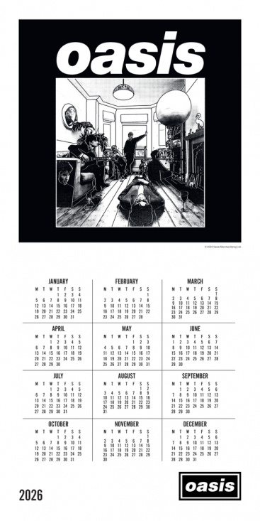 Oasis  - 2026 Square Calendar