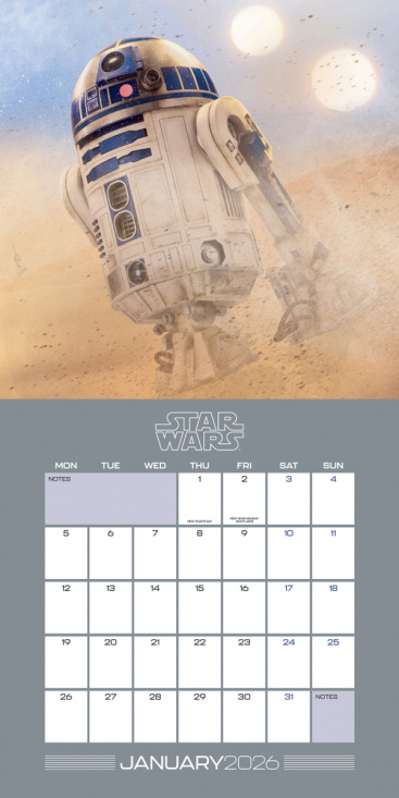 Star Wars Classic  - 2026 Square Calendar