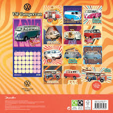 Vw Campervans  - 2026 Square Calendar