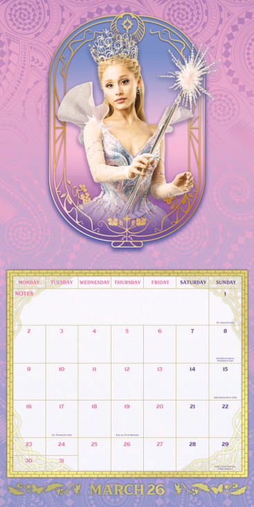 Wicked Movie - 2026 Square Calendar