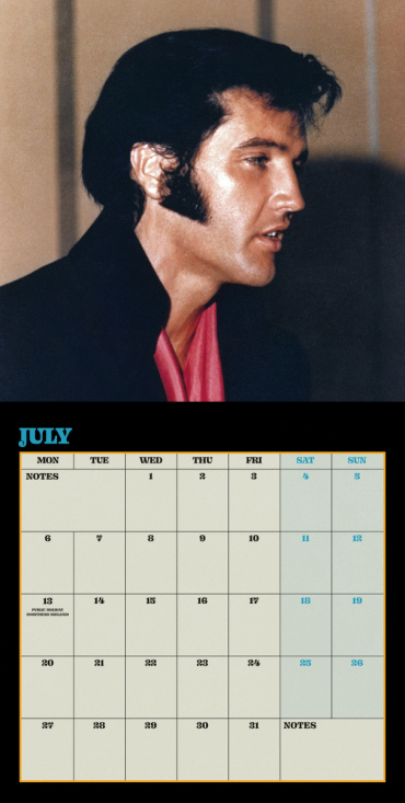 Elvis  - 2026 Collector's Edition Record Sleeve Calendar