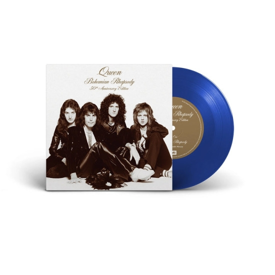 Queen - Bohemian Rhapsody / I'm In Love With My Car (Ltd 50th Anniversary Blue Vinyl 7