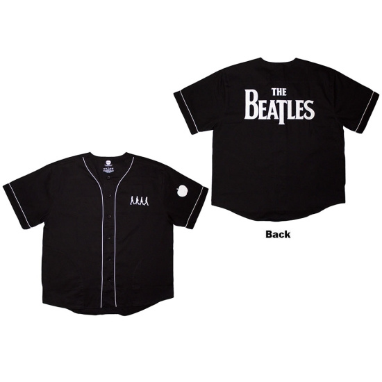 Beatles - Apple Logo / Walking Uni Bl Shirt