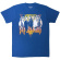 Def Leppard - Band Photo Uni Blue T-Shirt Def Leppard - Band Photo Uni Blue T-Shirt