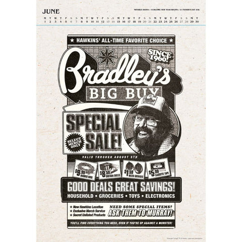 Stranger Things  - 2026 A3 Deluxe Calendar