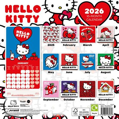 Hello Kitty - 2026 Square Calendar