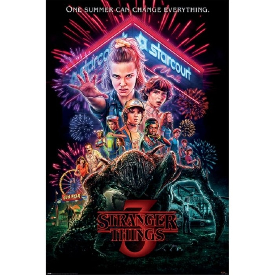 Stranger Things - Starcourt Mall Maxi Poster 91,5 X 61 Cm