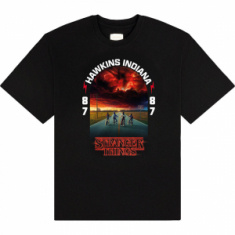 Stranger Things - Hawkins 008 Uni Bl T-Shirt