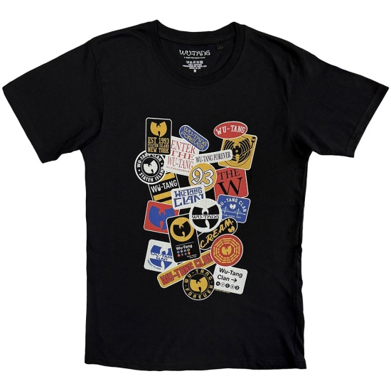 Wu Tang - Badges Uni Bl T-Shirt
