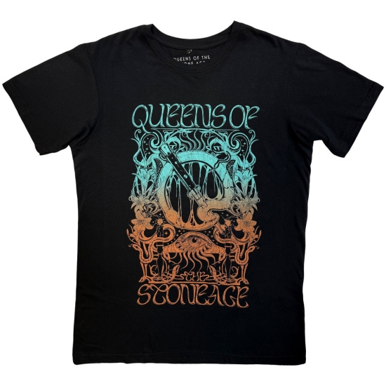 Queens Of The Stone Age - Montage Uni Bl Carbon T-Shirt