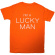 Richard Ashcroft - Lucky Man Uni Orange T-Shirt Richard Ashcroft - Lucky Man Uni Orange T-Shirt
