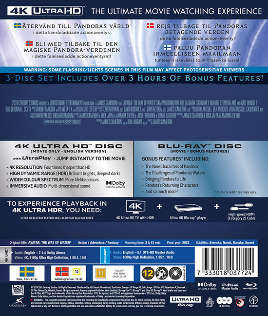 Movie - Avatar: The Way Of Water (4K+Bd Dolby Vi