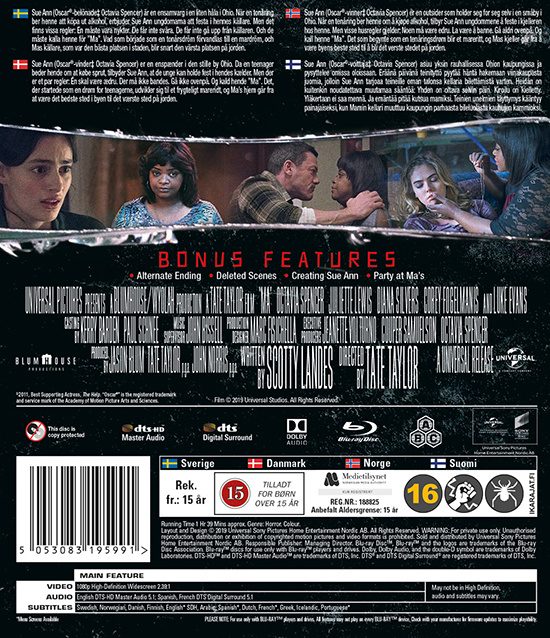 Movie - Ma (2019) Bd S-T