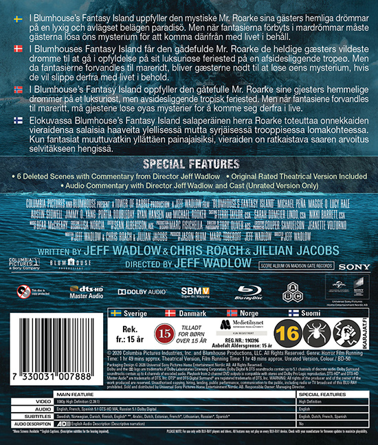 Movie - Fantasy Island Bd S-T