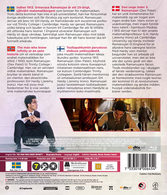 Movie - Man Who Knew Infinity, The