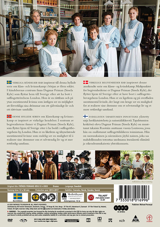 Movie - Fröken Frimans Krig S1-4 Box