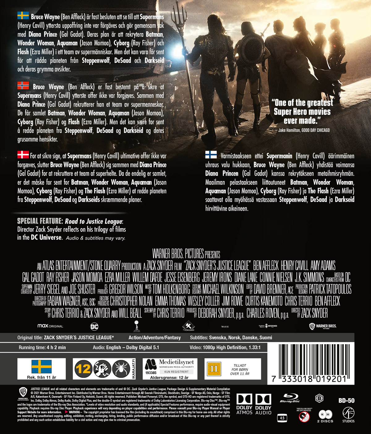 Movie - Zack Snyder's Justice League (Bd)