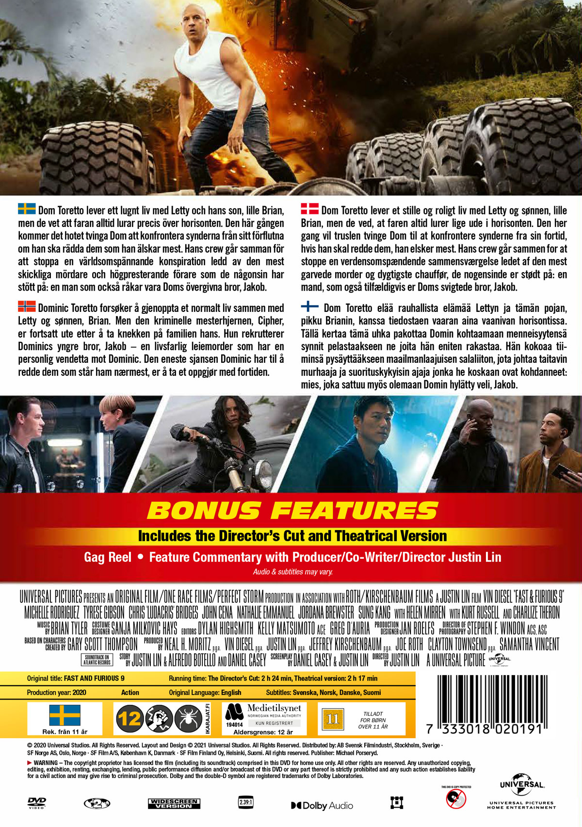 Movie - Fast And Furious 9 (Dvd)