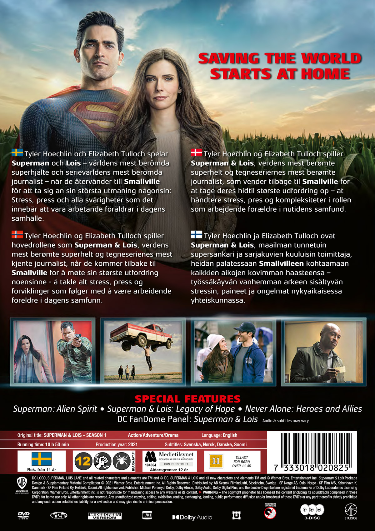 Movie - Superman & Lois - Season 1 (Dvd)