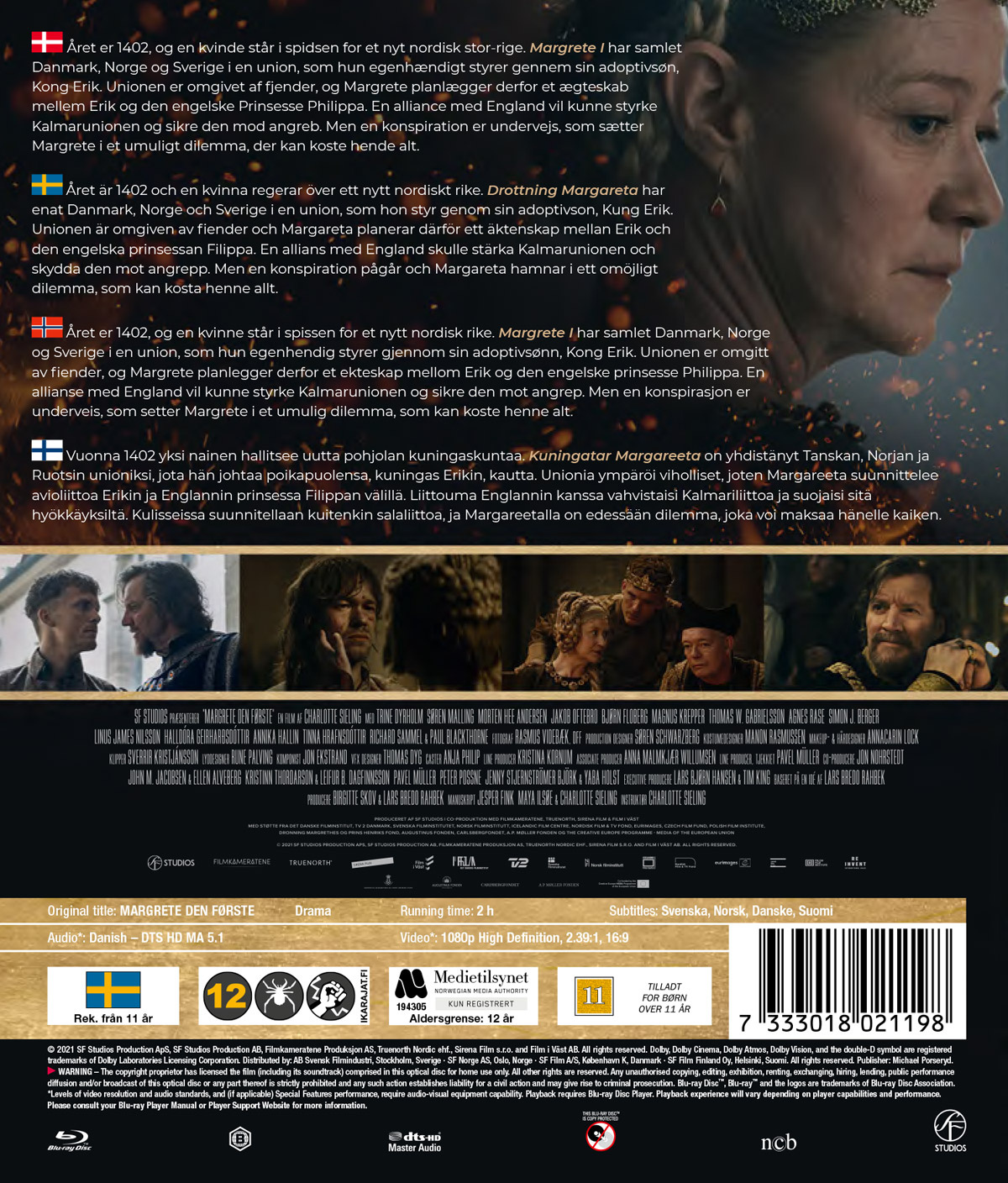 Movie - Margrete Den Første (Bd)