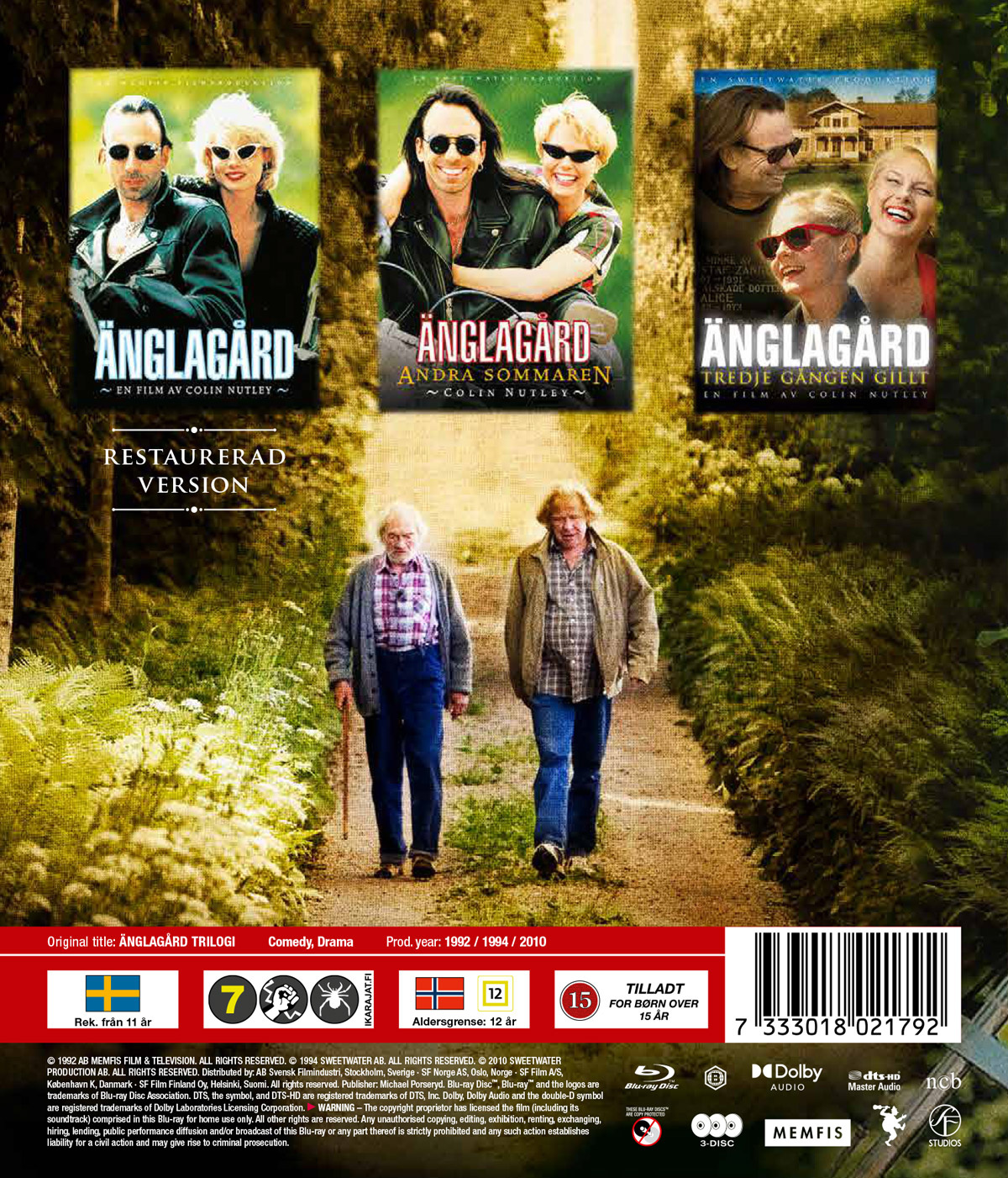 Movie - Änglagård Box 1-3 (Bd)