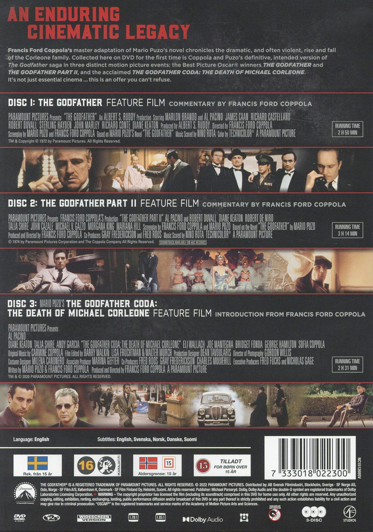Movie - The Godfather Trilogy (Dvd)