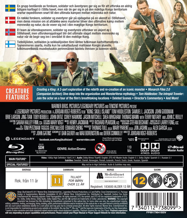 Movie - Kong: Skull Island Bd